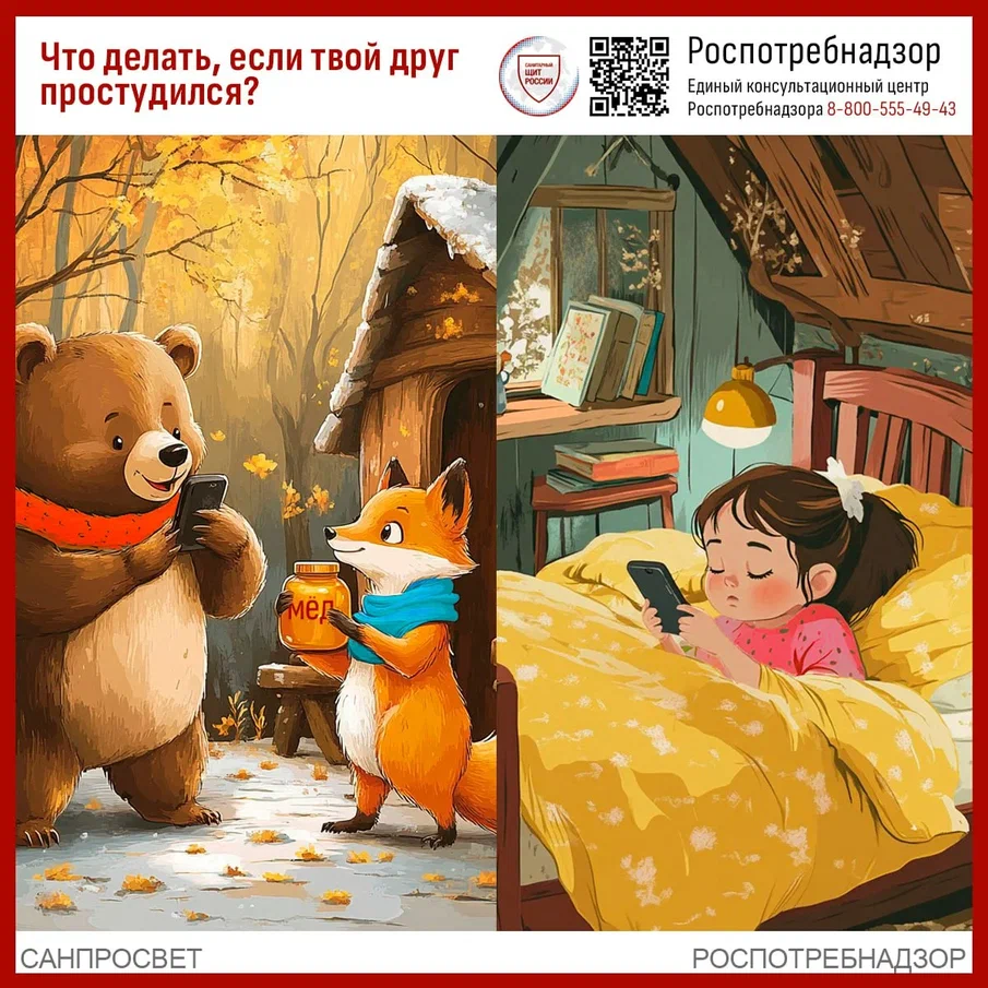 аудиоматериалы и видеоролики (сказки, рассказы), разработанные ФБУЗ ФЦГиЭ Роспотребнадзора.